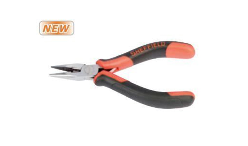 Mini Double Color Handle Long-nose Pliers (S035041)