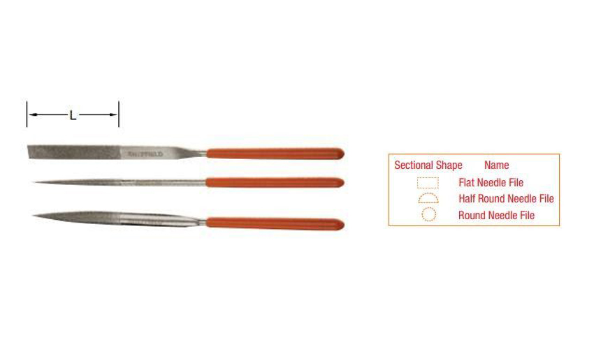 3 pcs Diamond Needle File Set (S090002)